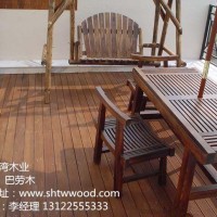 安徽提供巴劳木木板材厂家批发价格 巴劳木室内办公桌 户外景观水上木桥 荷花亭木屋